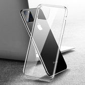 Voor iPhone 11 CAFELE Crystal Transparent Series explosieveilige Soft Edge 6D gebogen gehard glazen behuizing (transparant)