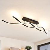 Lindby - LED plafondlamp- met dimmer - 1licht - metaal, kunststof - H: 15.6 cm - mat - Inclusief lichtbron
