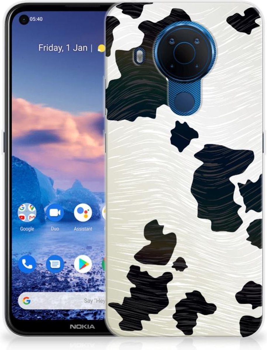 Nokia 5.4 TPU Hoesje Koeienvlekken