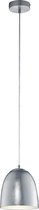 LED Hanglamp - Hangverlichting - Iona Onutia - E14 Fitting - 1-lichts - Ovaal - Mat Zilver - Aluminium
