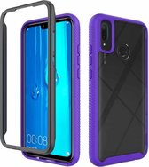 Voor Huawei Y9 (2019) / Y8s Starry Sky Solid Color Series Schokbestendig PC + TPU beschermhoes (paars)