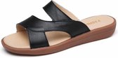 Platte bodem casual mode wilde sandalen voor dames (kleur: zwart maat: 38)