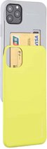 Voor iPhone 11 Pro Max MERCURY GOOSPERY SKY SLIDE BUMPER TPU + PC-hoes met kaartsleuf (geel)