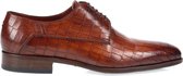 Greve 1172.05 - Heren Heren veterschoen - Kleur: Cognac - Maat: 42