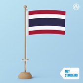Tafelvlag Thailand 10x15cm | met standaard