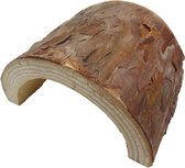 Komodo houten schuilhut - medium 13cm - 1 stuks