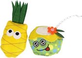 Fofos summer ananas met drankje - 12x16x3 cm - 1 stuks