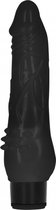 8 Inch Fat Realistic Dildo Vibe - Black