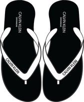 Calvin Klein teenslipper zwart/wit - YCD