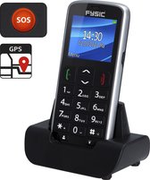 Alecto FM-7950 Senioren mobiele telefoon + GPS - SOS Noodknop: Stuurt SOS bericht met locatie