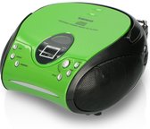 Lenco SCD-24 - Draagbare radio CD speler met aux-uitgang - Groen