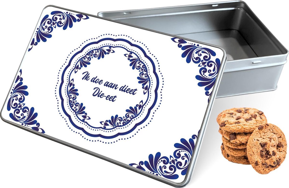 Boîte à biscuits Die-eats Rectangle - Boîte de rangement 20x13x5 cm |  bol.com