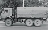 1:35 Zvezda 3697 Kamaz K-5350 "MUSTANG" Russian Three Axle Truck Plastic Modelbouwpakket
