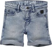 Levv jongens korte jeans Nuka Light Blue Denim