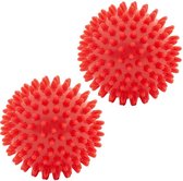 ScSPORTS® Massage bal - Set van 2 - Voor triggerpoints - 8 cm - Rood - Egelbal