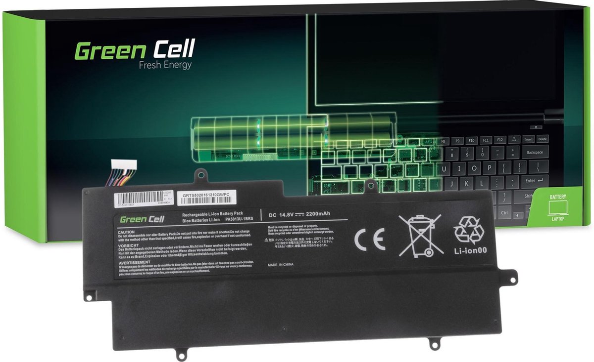 GREEN CELL Batterij voor Toshiba Portege Z830 Z835 Z930 Z935 / 14,4V 2200mAh