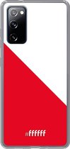 6F hoesje - geschikt voor Samsung Galaxy S20 FE - Transparant TPU Case - FC Utrecht #ffffff