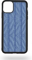 Blue woolen pattern Telefoonhoesje - Apple iPhone 11 Pro Max