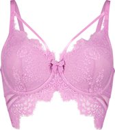 Hunkemöller Dames Lingerie Voorgevormde longline beugel bh Marilee  - Roze - maat D75