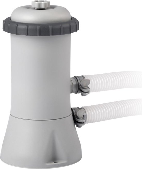 WAYS - Maintenance de la piscine - 2x Pompe de Chauffage et de filtration de piscine 2271 L/h & 6 Filtres Type A & Brosse à récurer WAYS