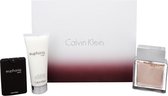 Calvin Klein Euphoria Men - Eau de Toilette 100 ml + Edt 20 ml + Aftershave Balm 100 ml