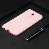 Voor OPPO Reno Z Candy Color TPU Case (roze)
