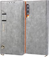 Voor Huawei P30 Pro CMai2 Kaka-serie Litchi Texture Horizontale flip lederen tas met houder en kaartsleuven (grijs)