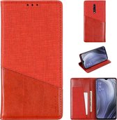 Voor OPPO Reno Z MUXMA MX109 horizontale flip lederen tas met houder en kaartsleuf en portemonnee (rood)