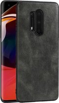 Voor OnePlus 8 Pro Crazy Horse getextureerd kalfsleer PU + PC + TPU-hoesje (groen)