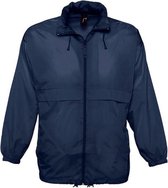 SOLS Unisex Surf Windbreaker Lichtgewicht Jasje (Marine)