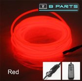 BParts - 3 meter Led Draad - Led wire - Light - sfeer verlichting - Rood