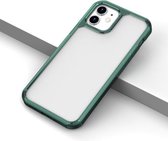TPU + pc-beschermhoes voor iPhone 12 mini (donkergroen)