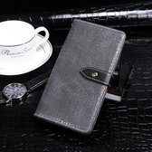 Voor Cubot P40 idewei Crocodile Texture Horizontale flip lederen tas met houder & kaartsleuven en portemonnee (grijs)