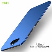 MOFI Frosted PC ultradunne harde hoes voor Sony Xperia 20 / Xperia XA4 (blauw)