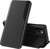 Zijdisplay Magnetisch schokbestendig horizontaal lederen flip-hoesje met houder voor iPhone 11 Pro (zwart)