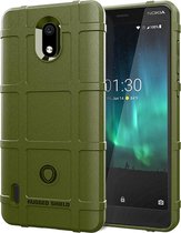 Volledige dekking schokbestendige TPU Case voor Nokia 3.1C (Army Green)