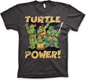 Teenage Mutant Ninja Turtles Heren Tshirt -L- Turtle Power! Grijs