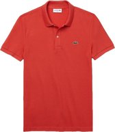 Lacoste Slim Fit Piqué Polo Heren - sportpolo's - rood - maat S