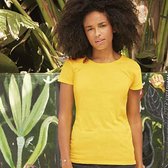 Fruit Of The Loom Dames/ Vrouwen Dames-Fit Original T-Shirt met Korte Mouwen (Lime)