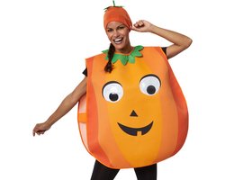 dressforfun - Unisekskostuum cartoon pompoen - verkleedkleding kostuum halloween verkleden feestkleding carnavalskleding carnaval feestkledij partykleding - 302193