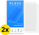 Samsung A42 5G Screenprotector 2x - Beschermglas Tempered Glass Cover - Pless®