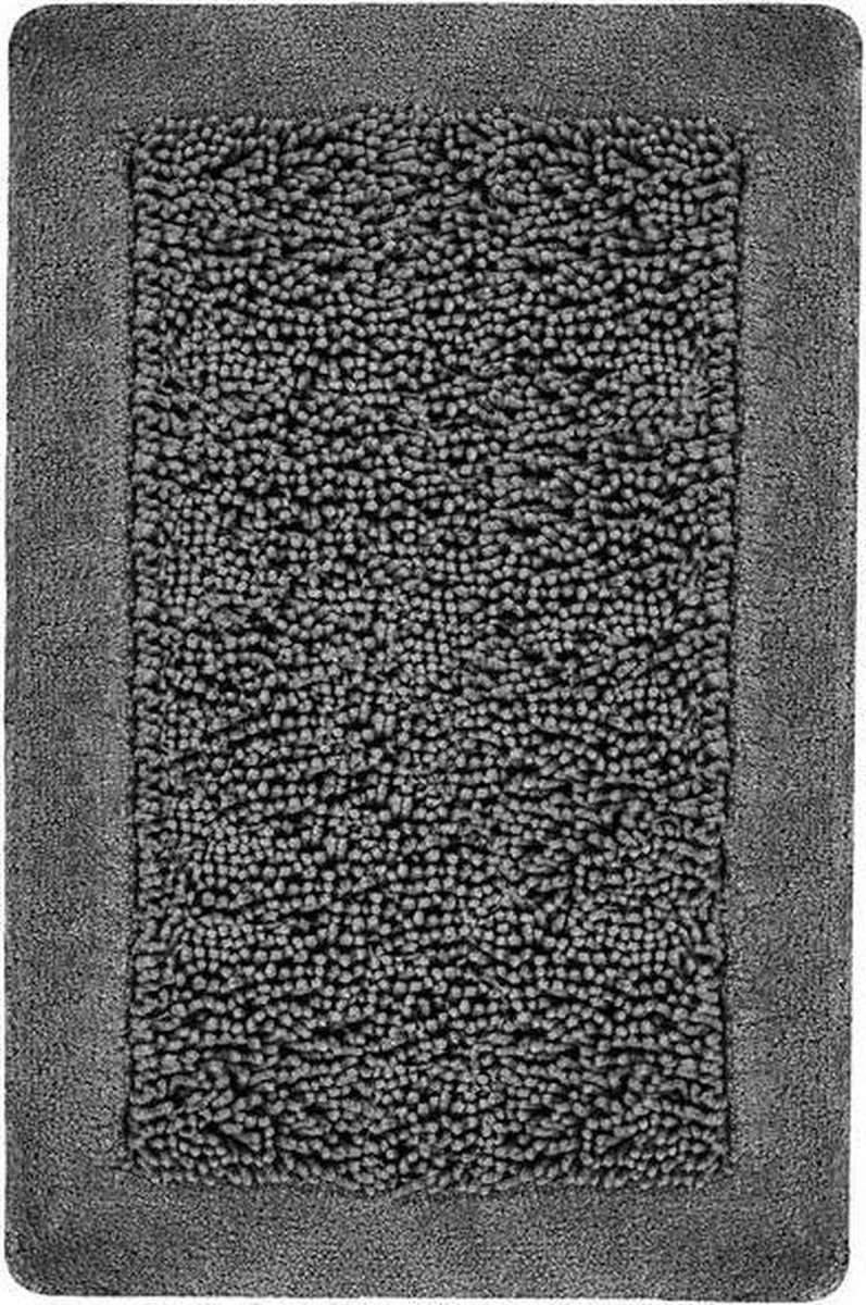 Heckettlane Buchara - Badmat - 70x120 cm - Classic Anthracite