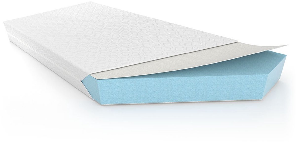 Schuimmatras 130x210 – 15 cm hoog SkyCell Foam SG25 – Schuimmatrassen met Wasbare tijk – Rookie Foam Matras
