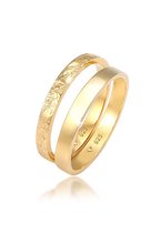 Elli Women's Lady Ring 925 zilver 56 Goud 32020192