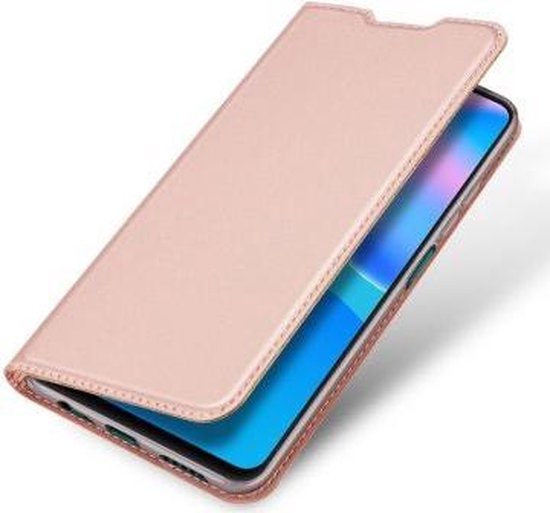 Coque Huawei P Smart 2021 - Etui Dux Ducis Skin Pro Book - Or rose