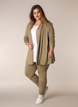 YESTA April Short Vest - Khaki - maat X-0(44)