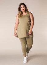 YESTA Abbigail Top - Khaki - maat 4(54/56)