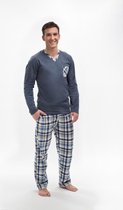 Martel- Bartek- pyjama- marineblauw- 100% katoen XXL