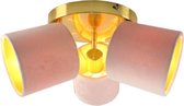 Olucia Tamara - Plafondspot - Goud/Roze - E14