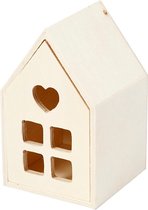 Huis met lade, H: 10,8 cm, D: 6,8 cm, 1 stuk